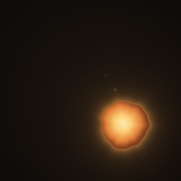 off my chest app icon: a single ember on near-black